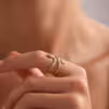 Vintage Snake Ring • Adjustable Snake Ring • Open Snake Ring - Image 2